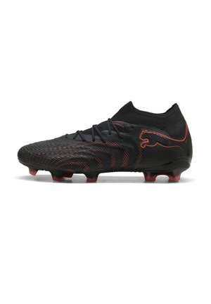 FUTURE 9 ULTIMATE FG - Fußballschuhe für festen Untergrund - black-glowing red-strong gray