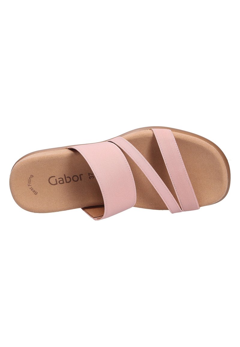 Damen Flache Pantoletten | Gabor FASHION Pantolette flach rose/rosa - DX50800 Damen Flache Pantoletten | Gabor FASHION Pantolette flach rose/rosa - DX50800