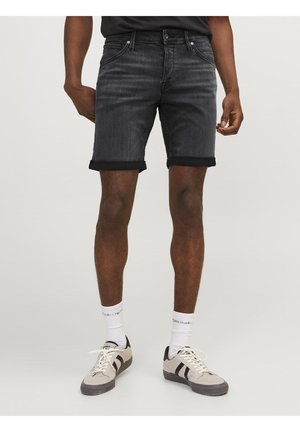 Jack & Jones Shorts di jeans - black denim