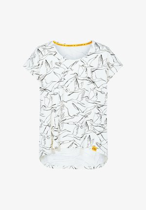 LAURASØN, SHIRT, RUNDHALS, 1/2 ARM, ALLOVER PRINT, OEKO-TEX MIG - T-shirt imprimé - creamy white