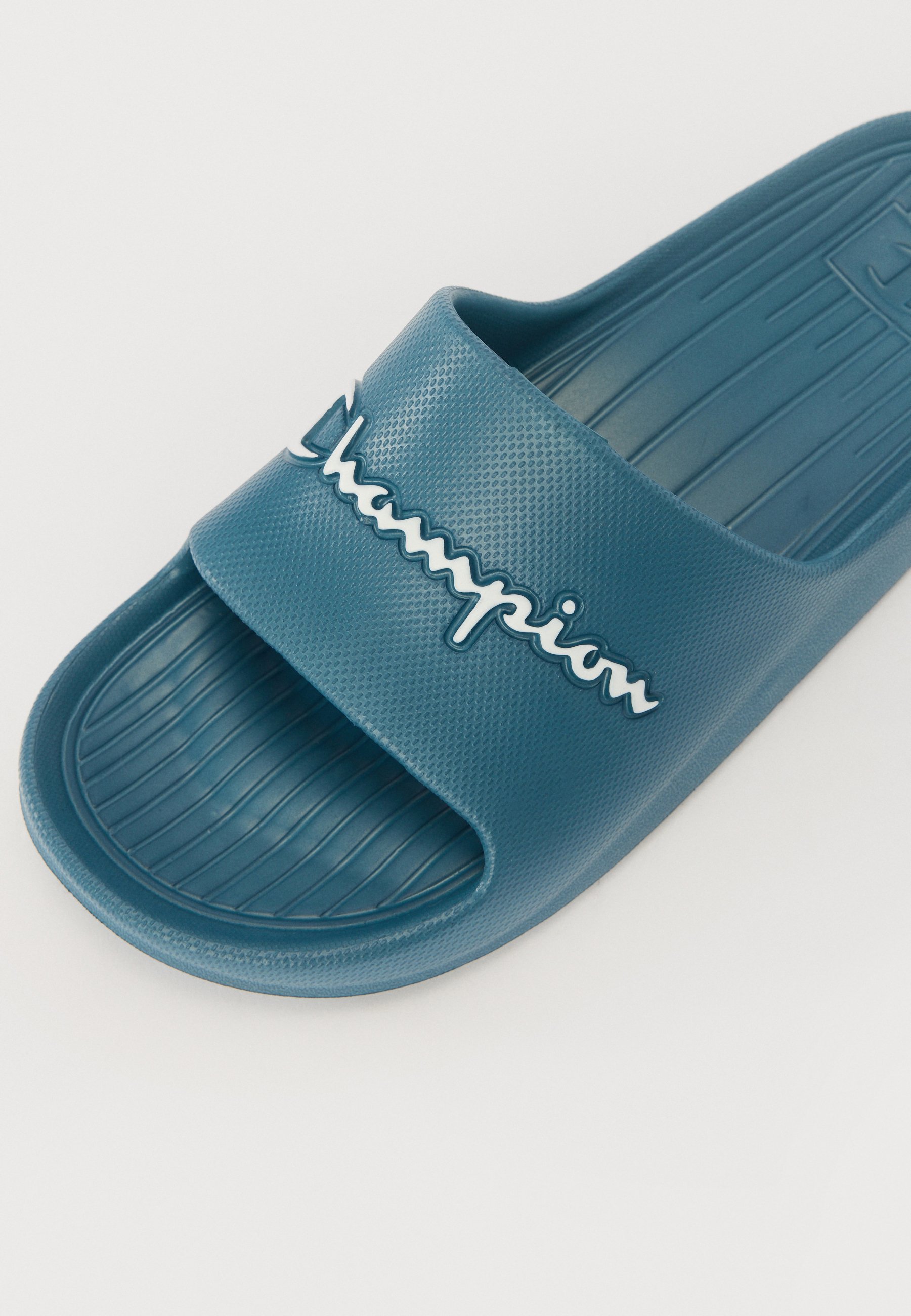 olive green champion slippers