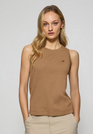 TANK NACRE TAMIKA - Linne - camel