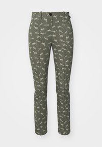 Stoffhose - dark olive green