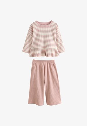 Next, REGULAR FIT - LONG SLEEVE WIDE SET - Striktrøje - pink
