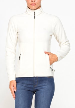 Carrera Jeans, FULL-ZIP FLEECE HIGH NECK - Giacca in pile - milk