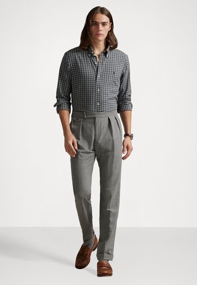 Polo Ralph Lauren CUSTOM FIT PLAID TWILL SHIRT - Marškiniai - grey heather multi