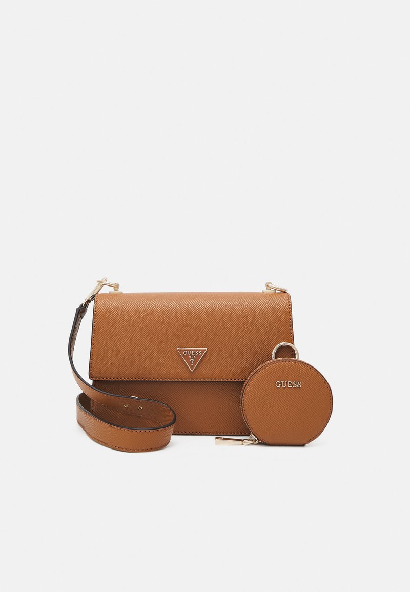 Guess ALEXIE CROSSBODY Schoudertas cognac Zalando.nl