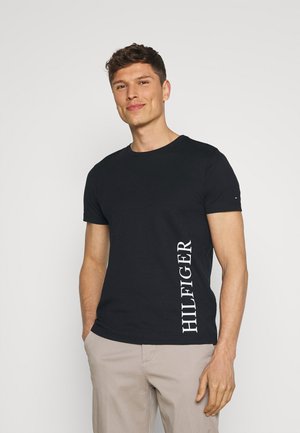 SMALL LOGO TEE - T-shirt print - blue