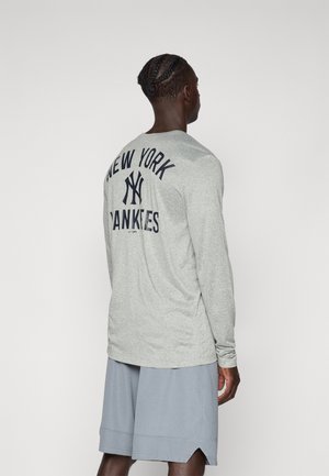 MLB NEW YORK YANKEES HIT LONGSLEEVE LEGEND TEE - Klubbklær - dark grey heather