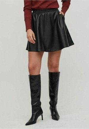 Falda acampanada - black