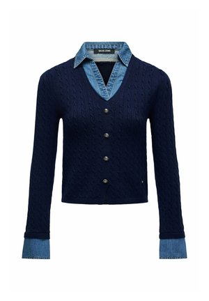 Salsa Jeans, SALSA JEANS LANGARM-SHIRTS SLIM - Chaqueta de punto - bleu