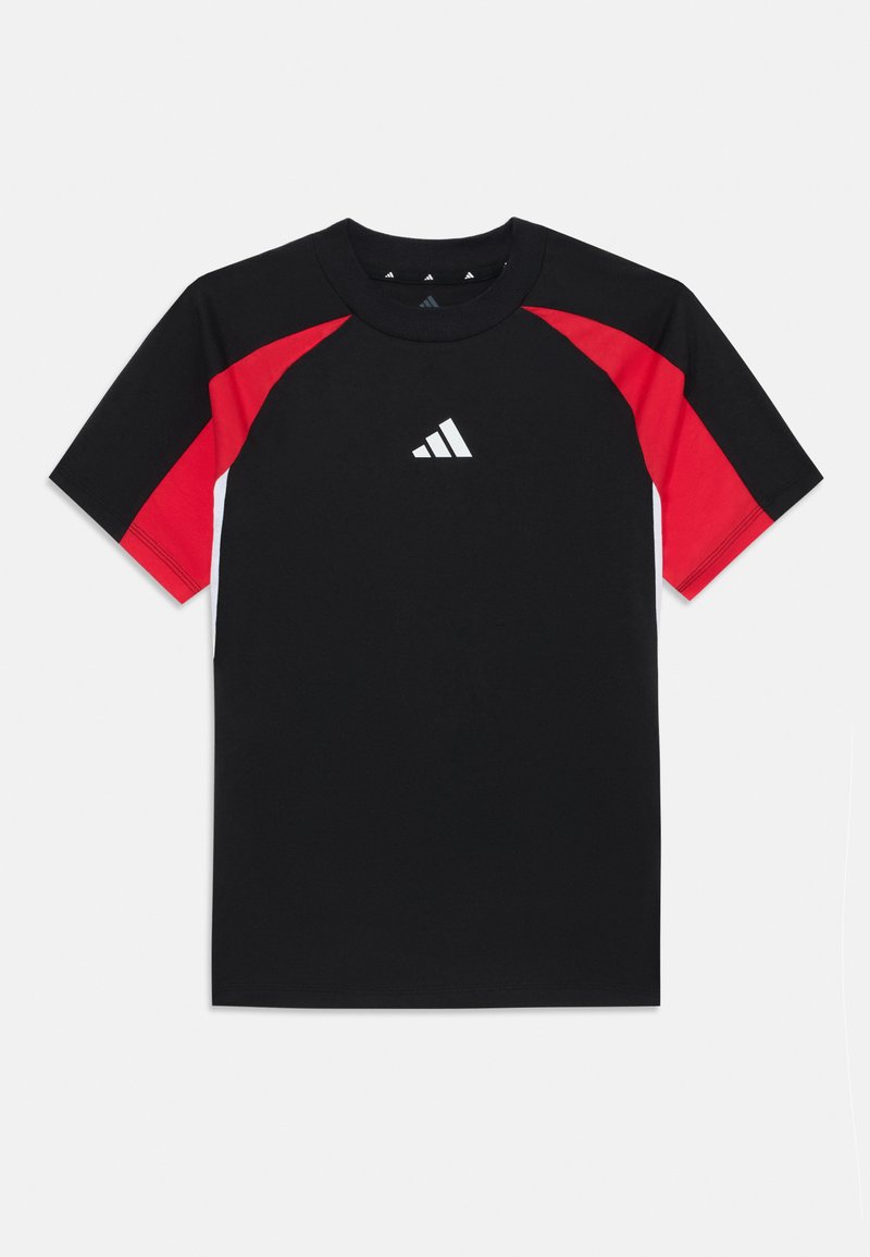 adidas Performance - JUNIOR UNISEX - T-shirt de sport - black/pure ruby/white, Agrandir