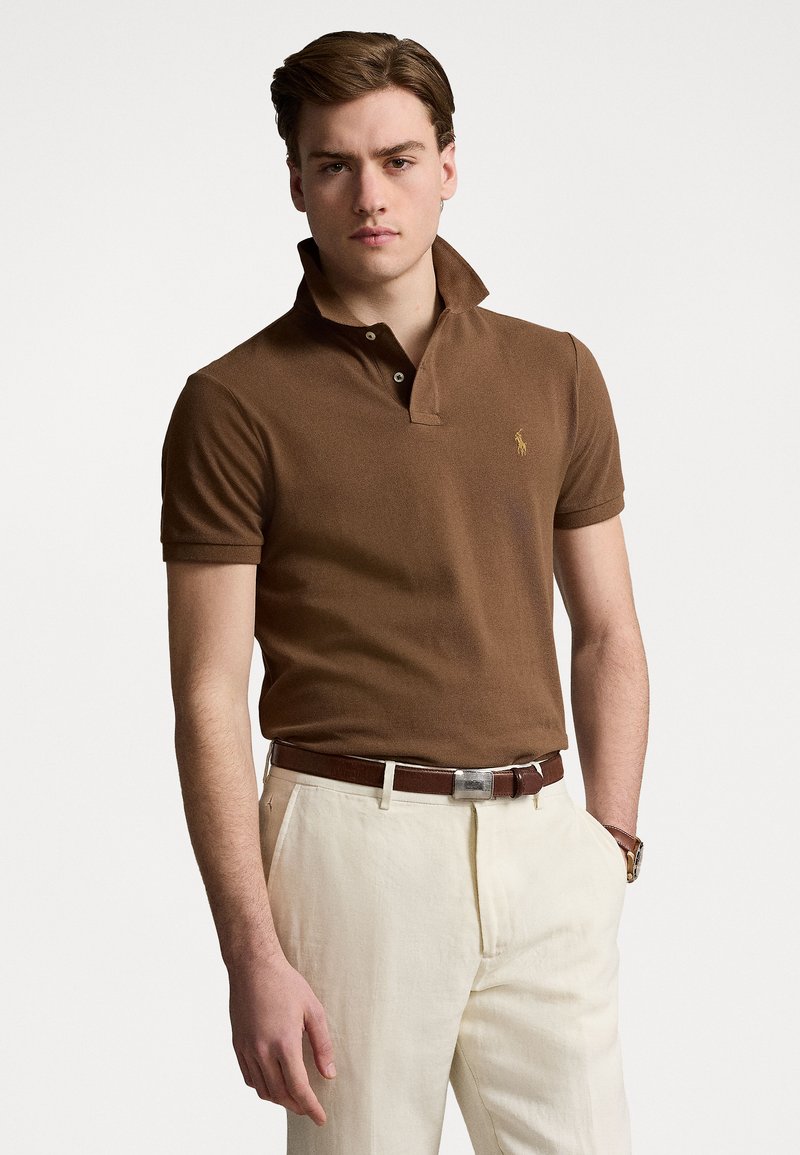 Polo Ralph Lauren - THE ICONIC MESH POLO SHIRT - Pólóing - pale russet, Nagyítás