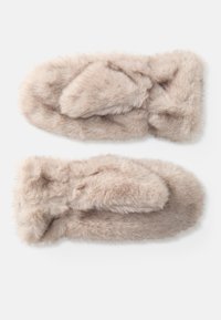 PCJUTLANDIA MITTENS - Luvas sem dedos - greige