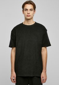 Urban Classics - TOWEL TEE - Osnovna majica kratkih rukava - black Minijatura 1