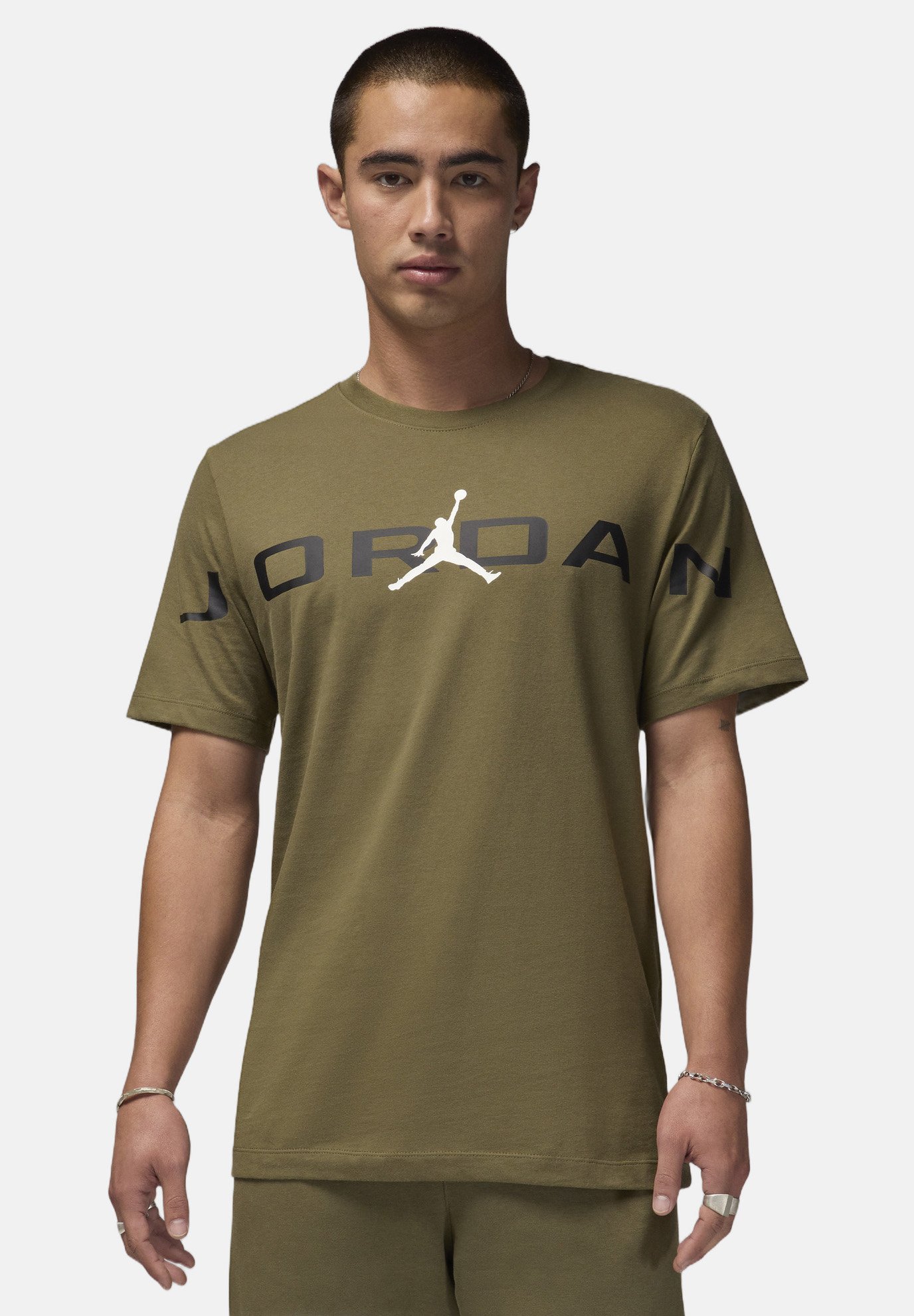 olive green jordan t shirt