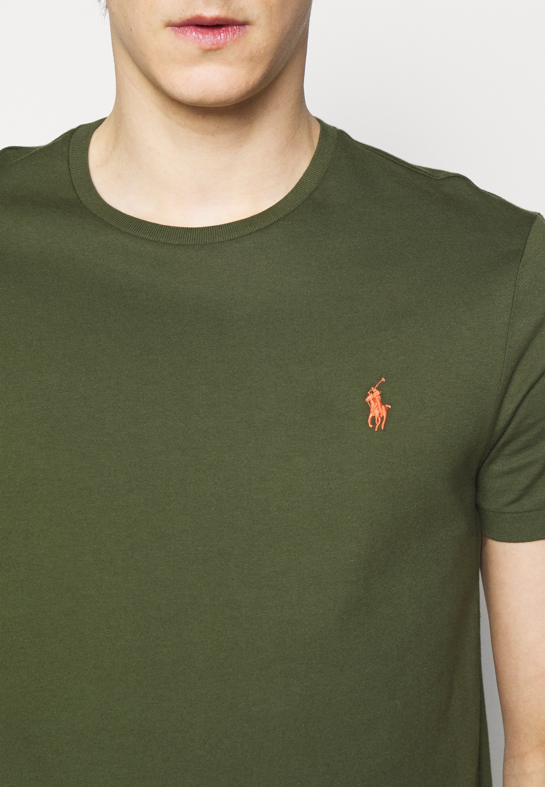 polo ralph lauren olive green t shirt
