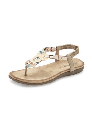 LASCANA, LASCANA ZEHENTRENNER - T-bar sandals - beige