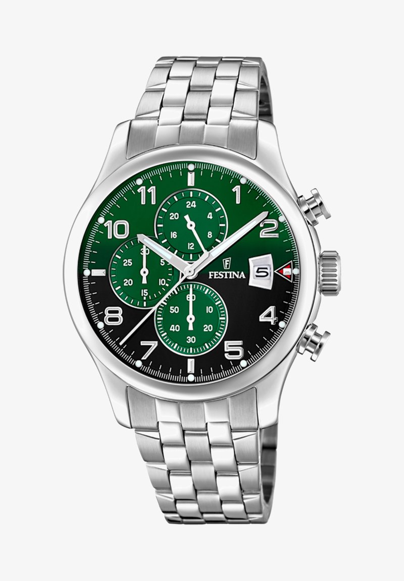 Festina Herren-Armbanduhr Chronograph Schwarz/Grün Festina Herren-Armbanduhr Chronograph Schwarz/Grün
