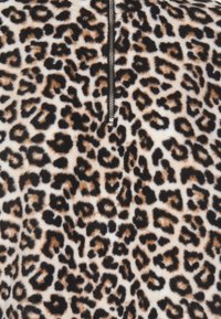 Noisy May NMFLECI ZIPPER - Vesta od flisa - oatmeal