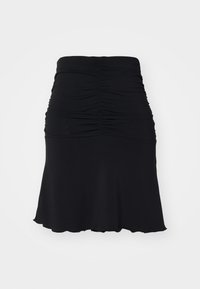 NMSANDY RUCHED SHORT SKIRT VIP - A-lõikeline seelik - black