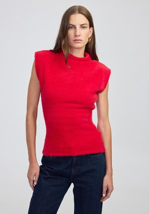 HIGH NECK  - T-shirt basique - red