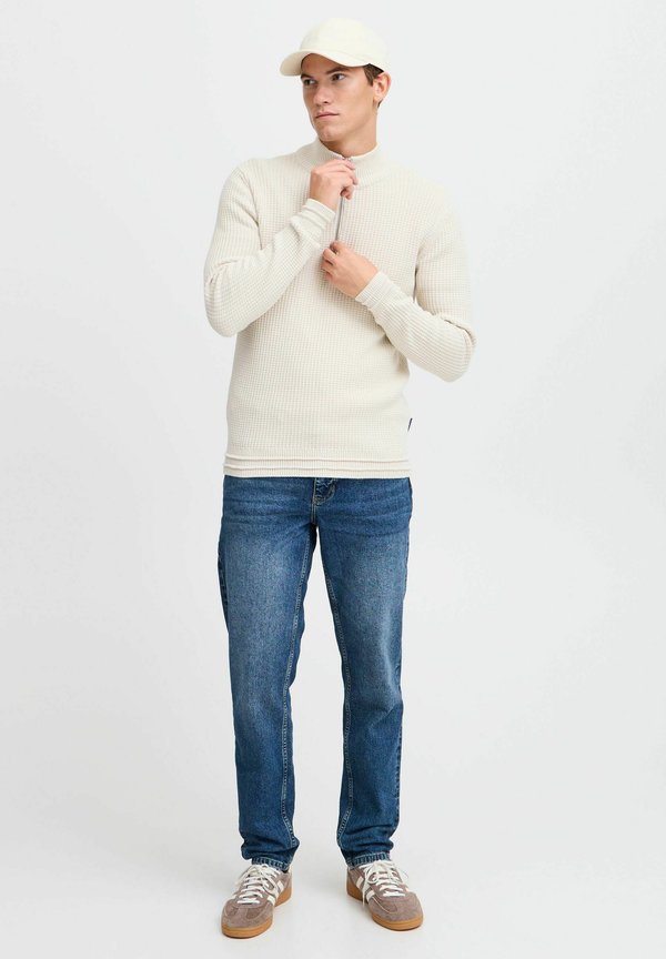 CFKARL HALFZIP STRUCTURED KNIT - Jumper - rainy day4