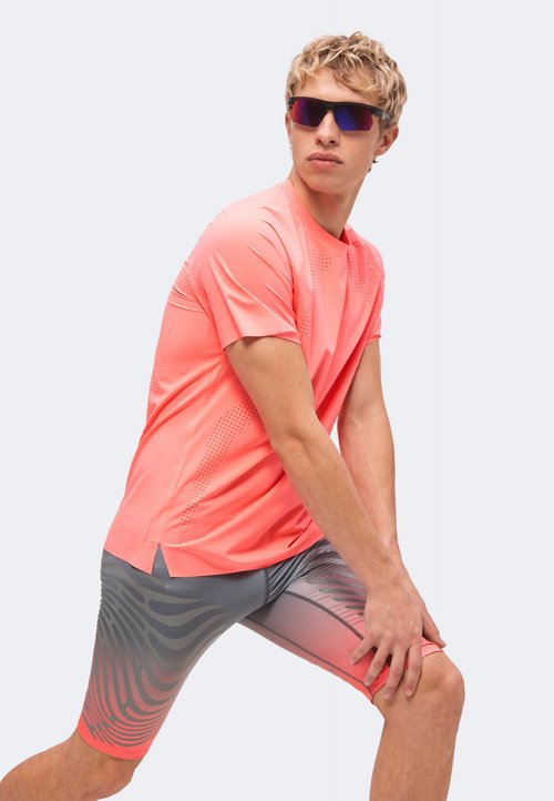 adidas PRO - Short running tights - onix/solar turbo — foto 4