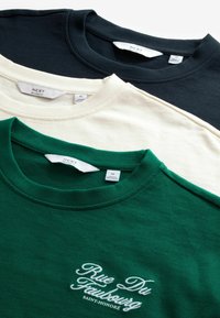 Next Camiseta estampada - navy ecru green