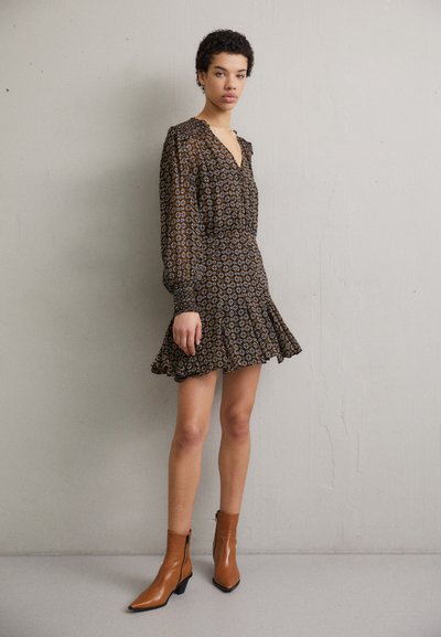 Veronica Beard SACCHI DRESS - Day dress - black/multi