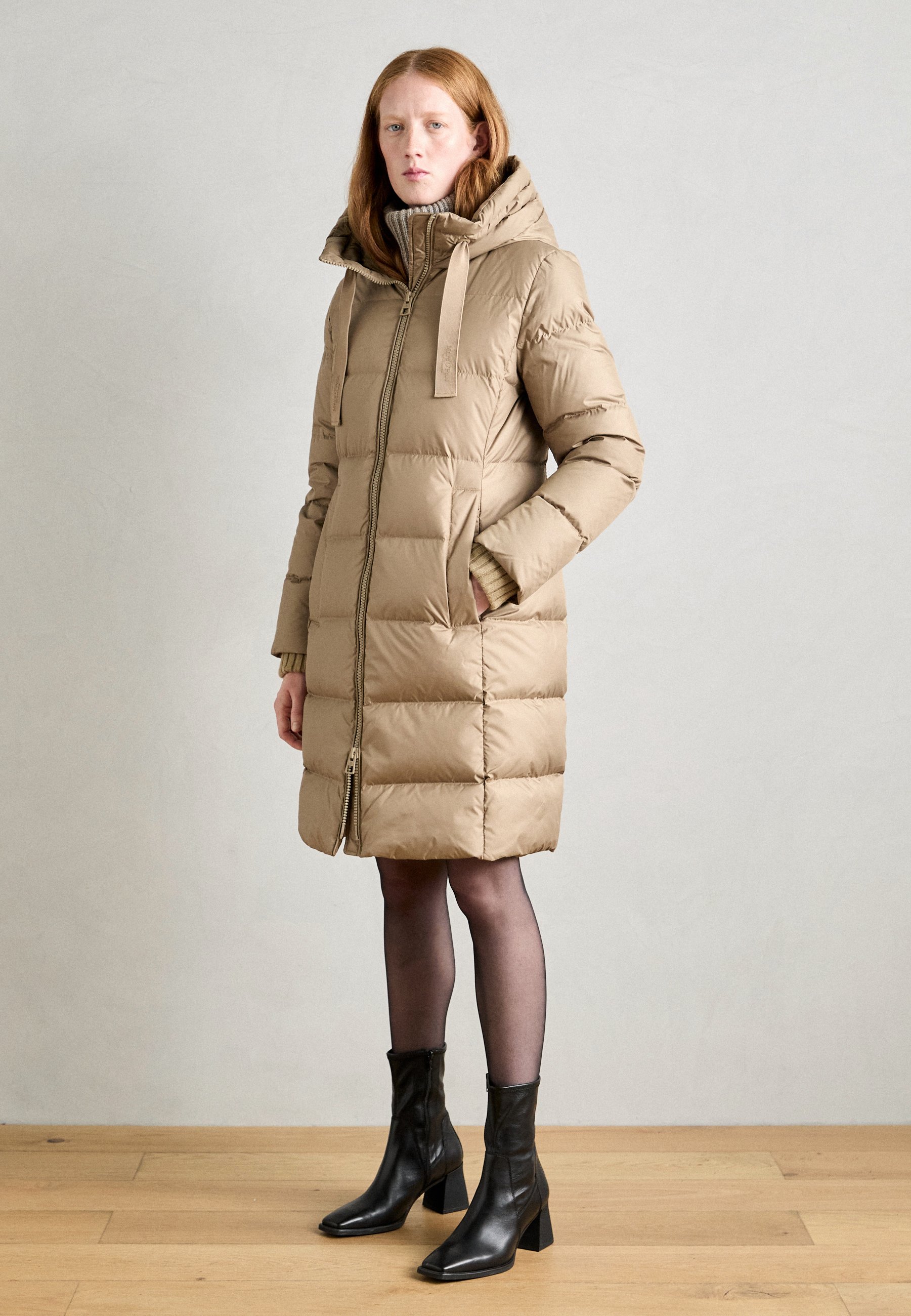 Daunenmantel Camel Marc O Polo Daunenmantel Big Puffer Brown