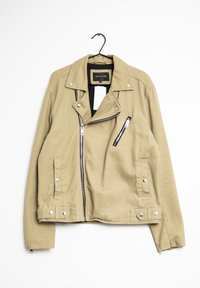 River Island Bunda z umělé kůže - beige
