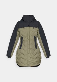 MOUNTAIN CROO™JACKET - Manteau en duvet - stone green/black