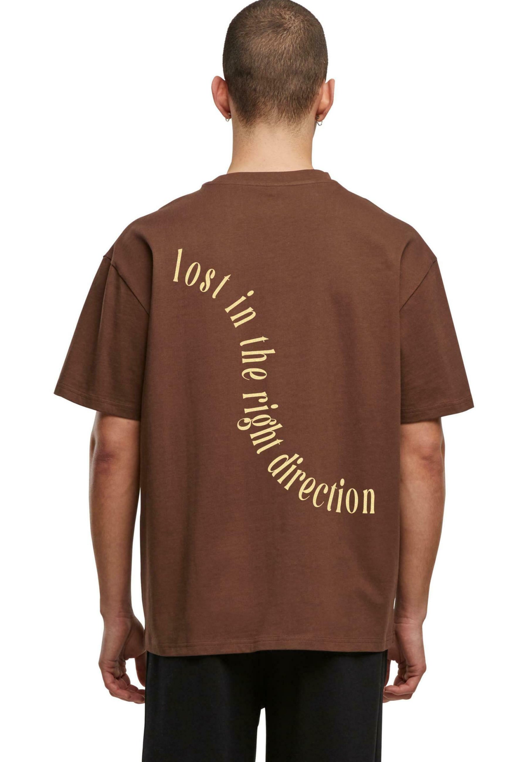 Lost Youth Print T-shirt - chocolatebrown/brown - Zalando.ie