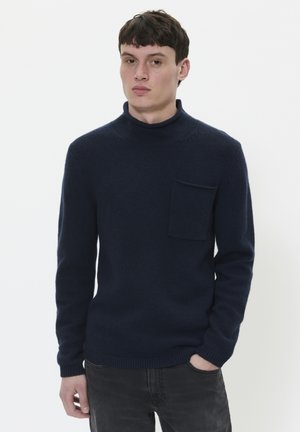 Matinique ROLL HERITAGE - Strickpullover - dark navy