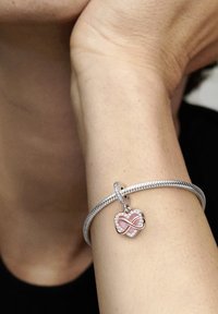 Pandora SPARKLING INFINITY HEART DANGLE - Talizman - sterling silver and rose gold plated