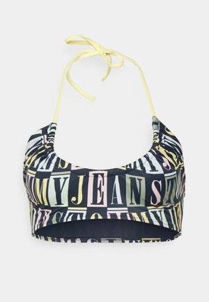 Tommy Jeans HALTER BRALETTE - Haut de bikini - dark blue