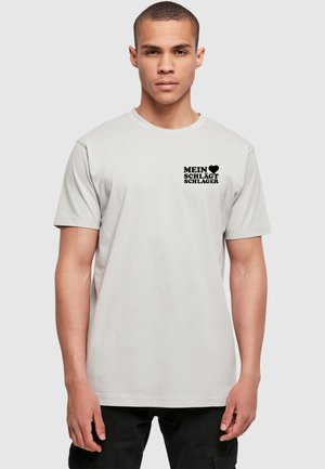 T-shirt con stampa - lightasphalt