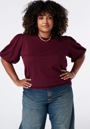MS Mode, MS MODE TOP NOT TRANSLATED - T-shirt basic - bordeaux
