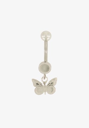 BELLY BUTTON PIERCING WITH BUTTERFLY - Other accessories - silvercoloured