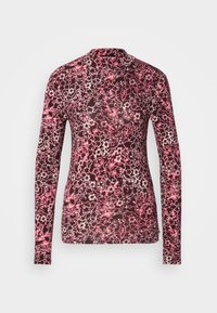 PRINTED LONG SLEEVE - Top s dlouhým rukávem - bordeaux pink