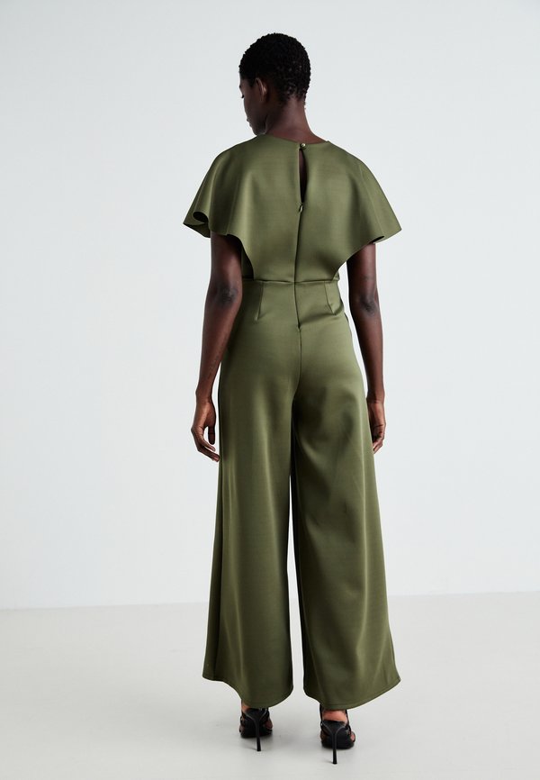 WEDDING BETTY WRAP - Jumpsuit - dark khaki4