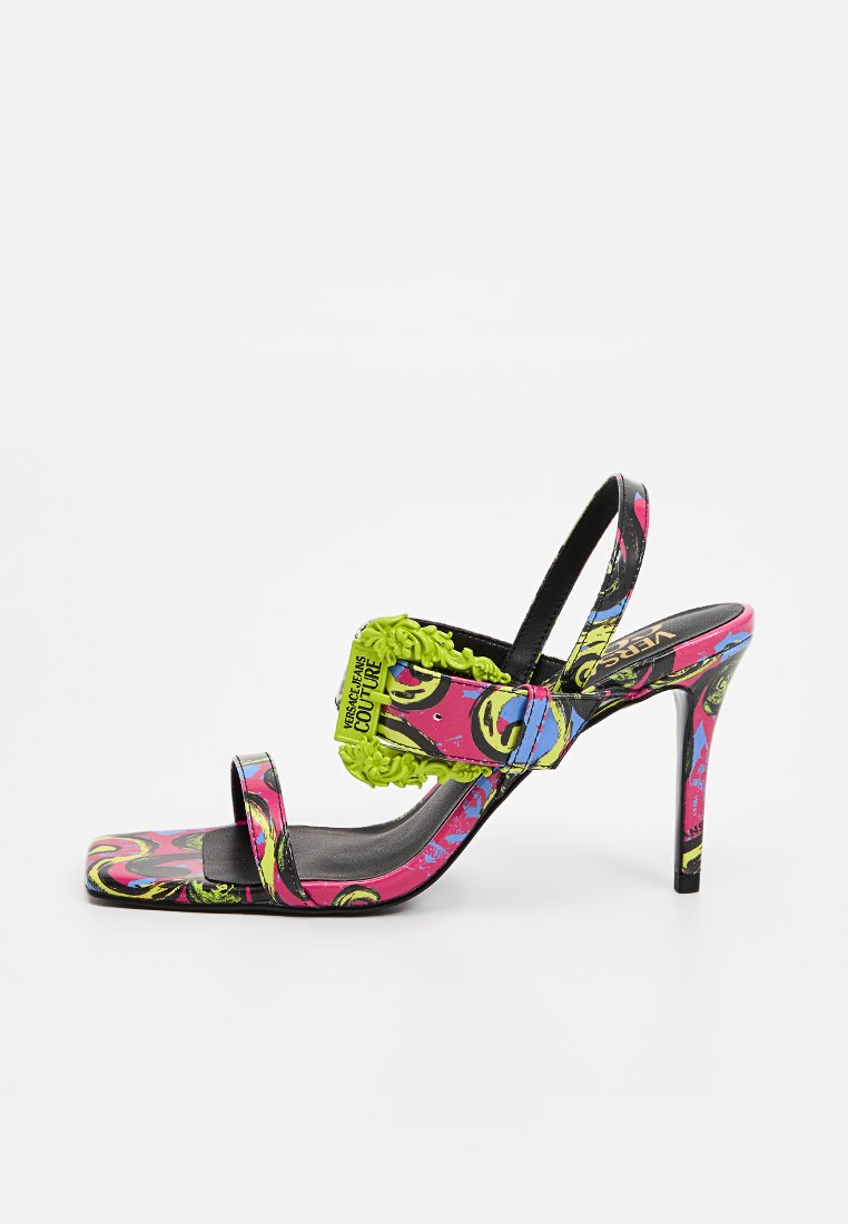 Versace Jeans Couture Sandalen met hoge hak meerkleurig