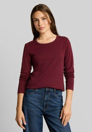 TOM TAILOR, Long sleeved top - preppy plum