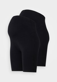 2 PACK - Leggings - Trousers - black/black