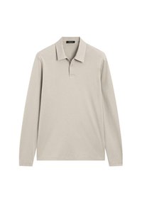 WITH SNAP BUTTON - Poloshirt - beige