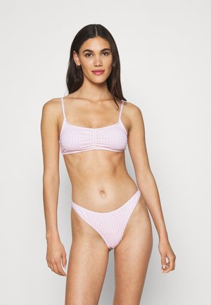 GATHERED FRONT TOP GATHERED BUM BRAZILIAN - Bikini - primrose