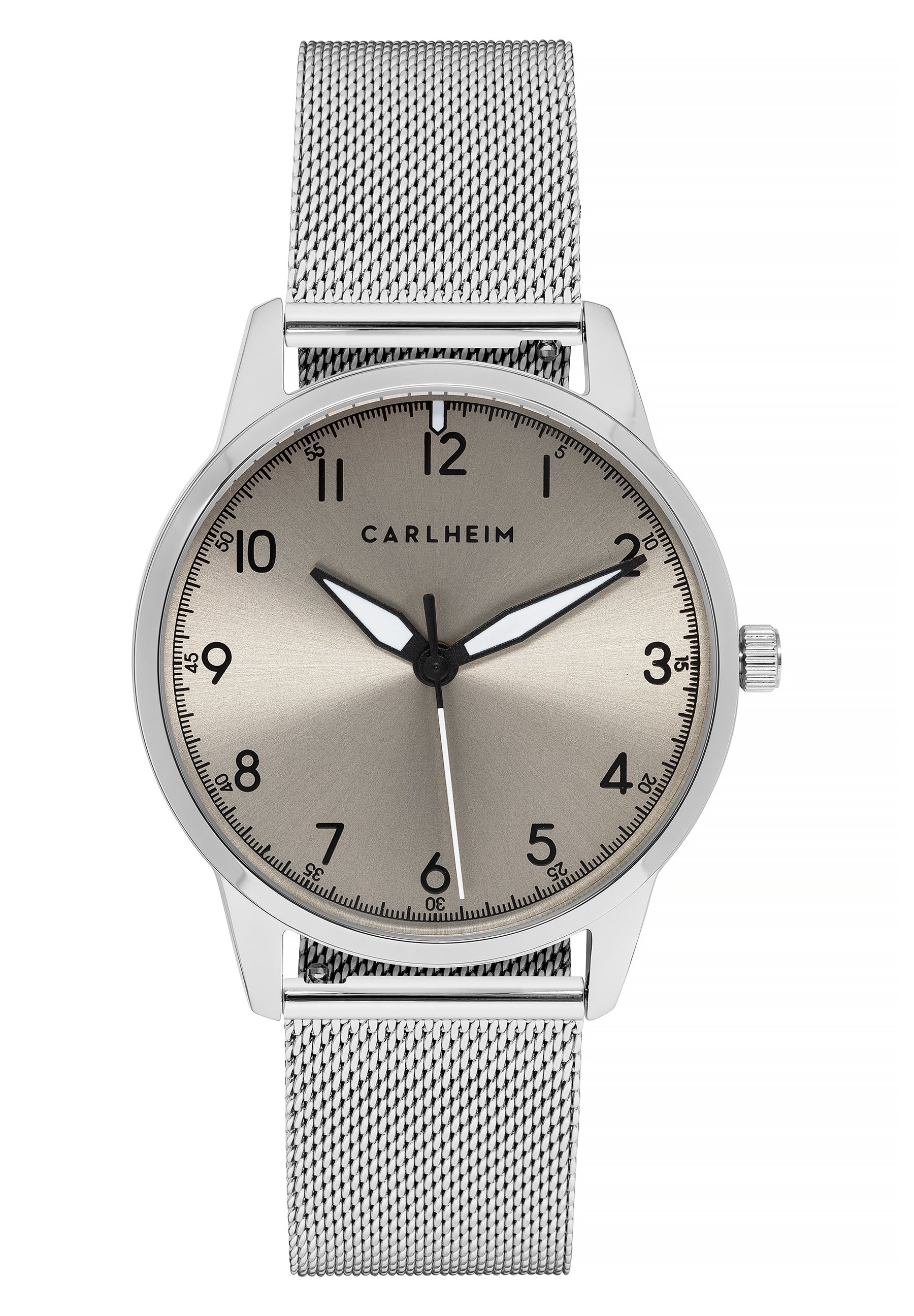 Carlheim NILS - Montre - silver coloured and blue coloured/argenté Carlheim NILS - Montre - silver coloured and blue coloured/argenté