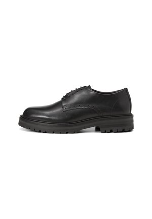 DERBY  - Schnürer - black
