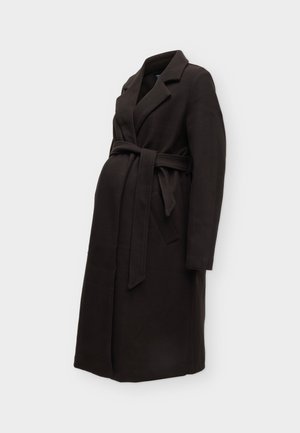 Vero Moda Maternity, VMMFORTUNEAYA LONG COAT GA - Класическо палто - chocolate torte